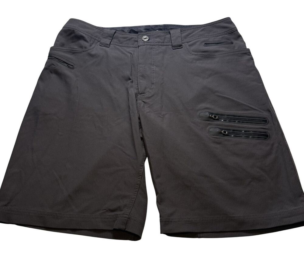 Lululemon Men Cadence Commute Cargo Shorts Gray Size 38 Athletic Utility 11"